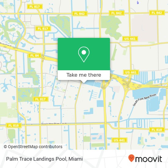 Mapa de Palm Trace Landings Pool