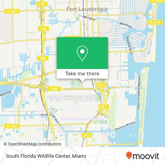 South Florida Wildlife Center map