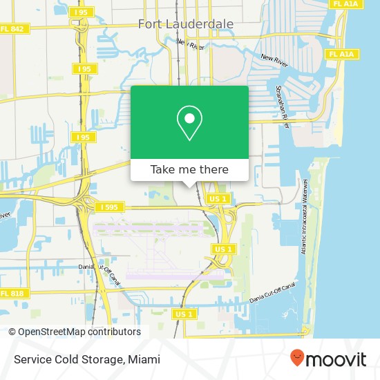 Service Cold Storage map