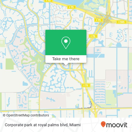 Corporate park at royal palms blvd map