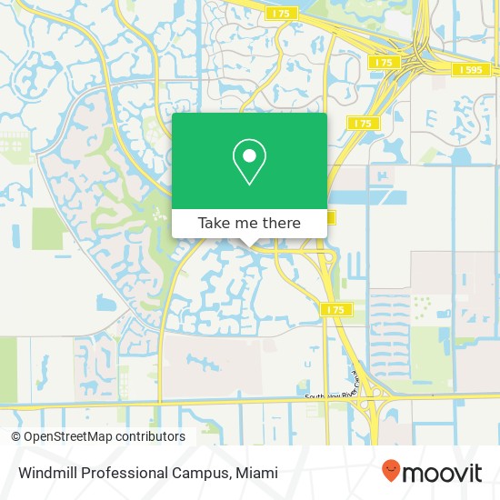 Windmill Professional Campus map