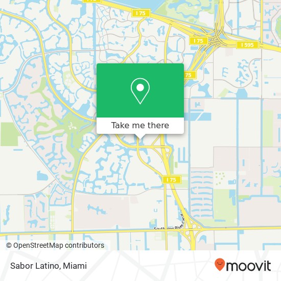 Sabor Latino map