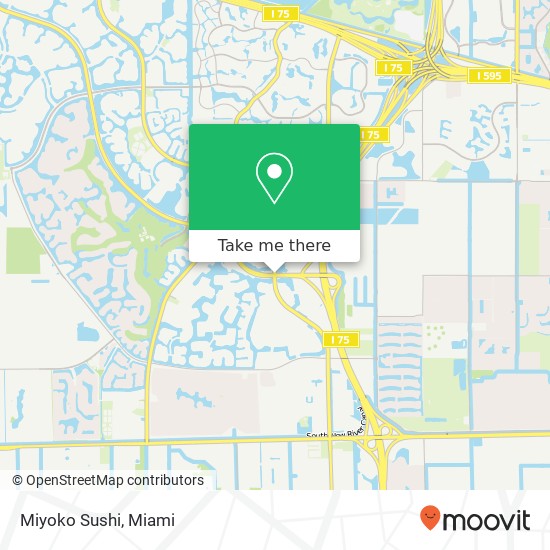 Miyoko Sushi map