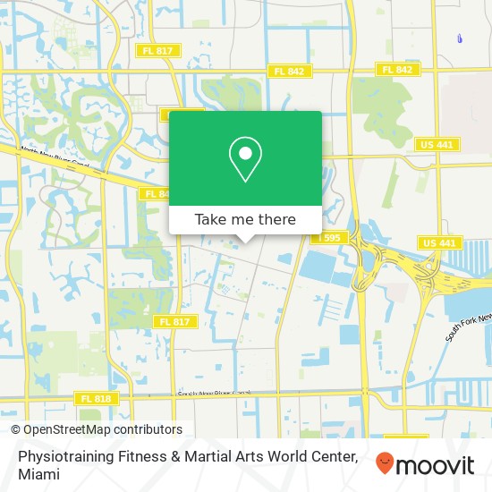 Mapa de Physiotraining Fitness & Martial Arts World Center