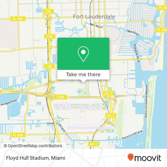 Mapa de Floyd Hull Stadium