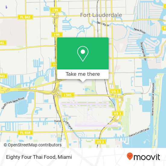 Eighty Four Thai Food map