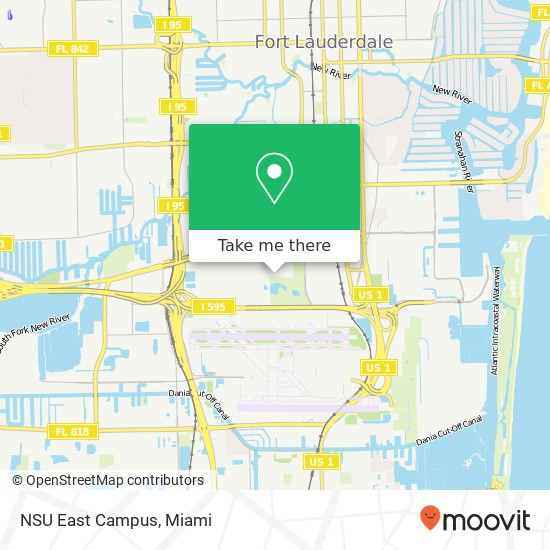 NSU East Campus map