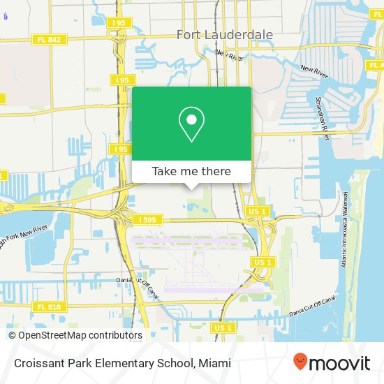 Croissant Park Elementary School map