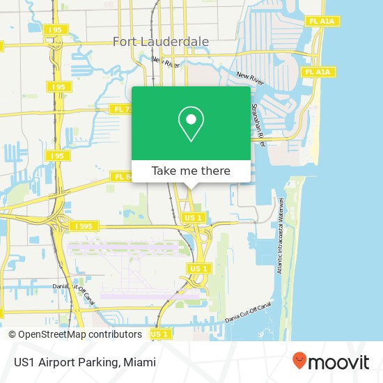 Mapa de US1 Airport Parking