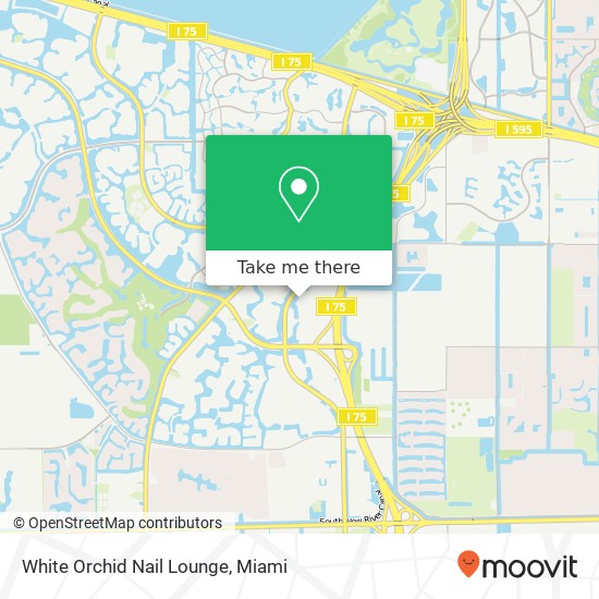 White Orchid Nail Lounge map