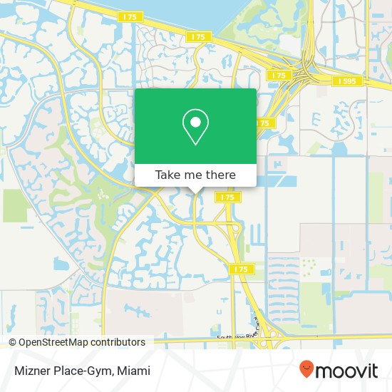 Mizner Place-Gym map