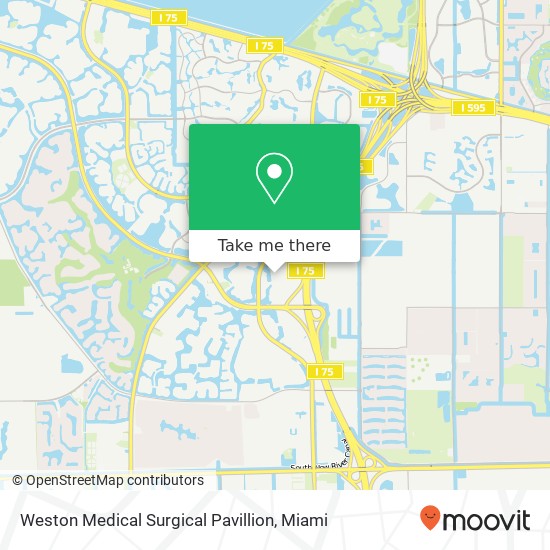 Weston Medical Surgical Pavillion map