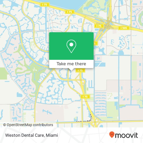 Mapa de Weston Dental Care