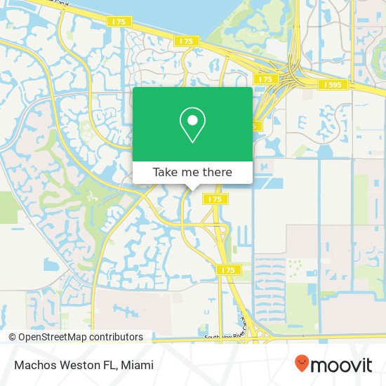 Machos Weston FL map