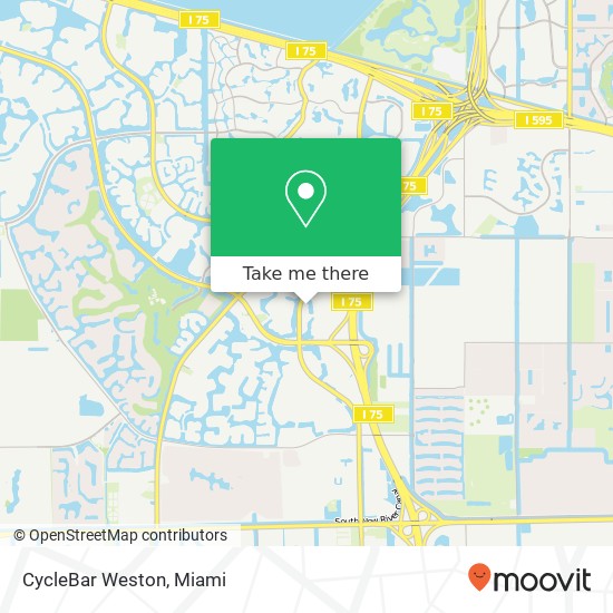 Mapa de CycleBar Weston