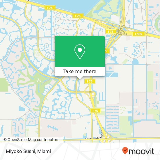 Mapa de Miyoko Sushi