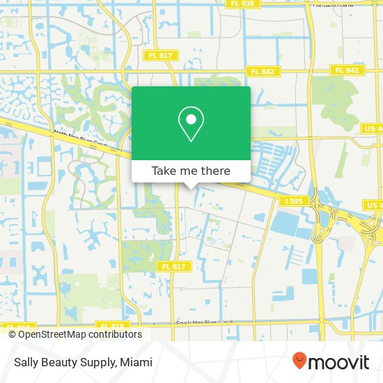 Mapa de Sally Beauty Supply