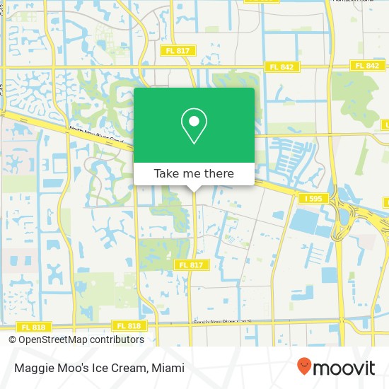Maggie Moo's Ice Cream map