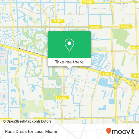 Ross Dress for Less map