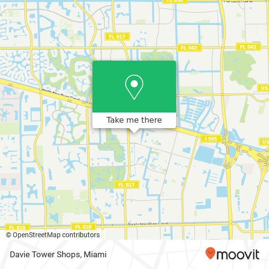 Davie Tower Shops map