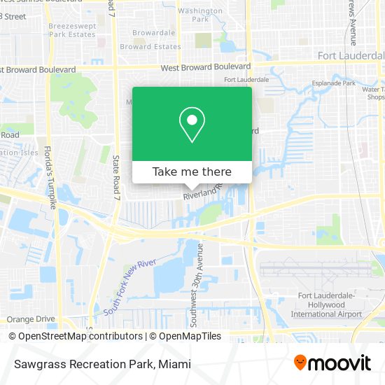 Mapa de Sawgrass Recreation Park