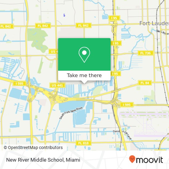 Mapa de New River Middle School