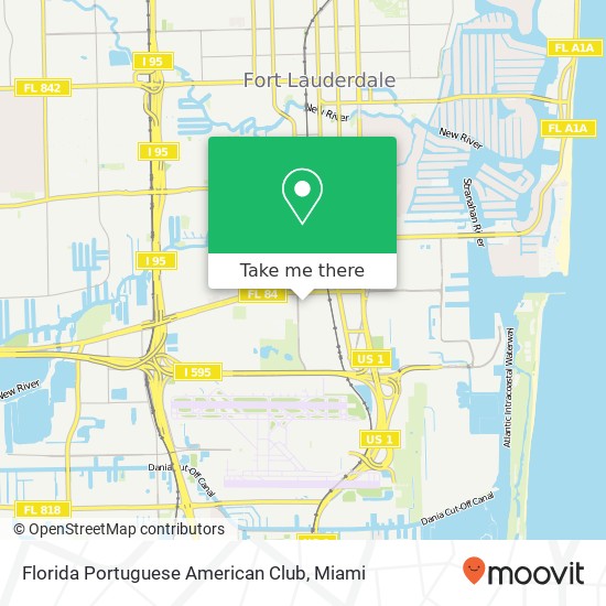 Mapa de Florida Portuguese American Club