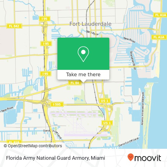 Mapa de Florida Army National Guard Armory