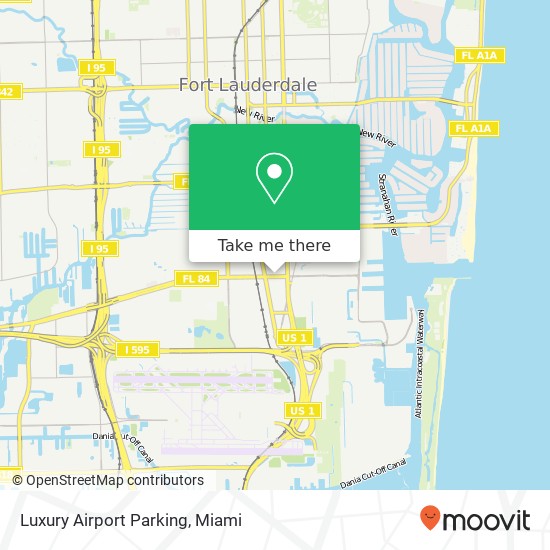 Mapa de Luxury Airport Parking