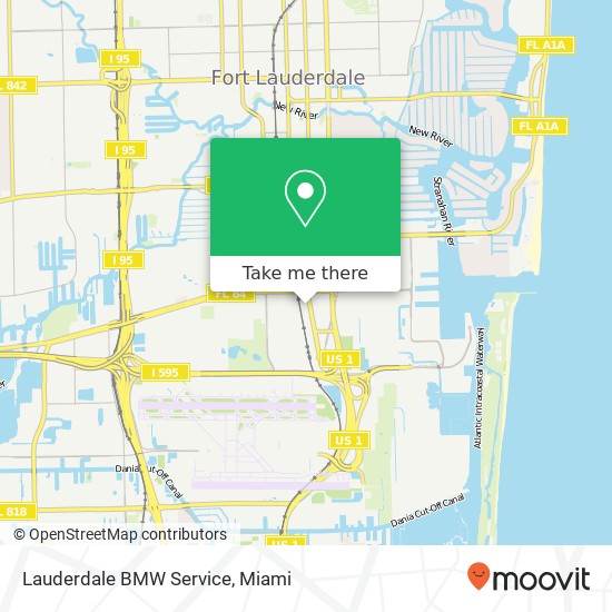 Mapa de Lauderdale BMW Service