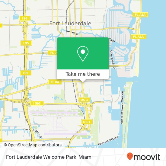 Fort Lauderdale Welcome Park map