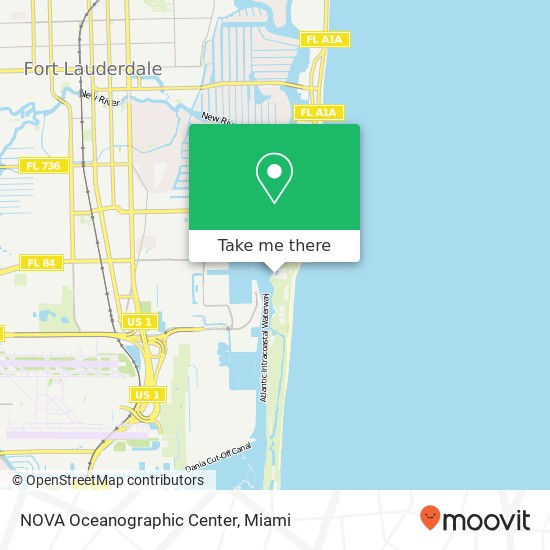 NOVA Oceanographic Center map