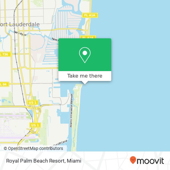 Mapa de Royal Palm Beach Resort