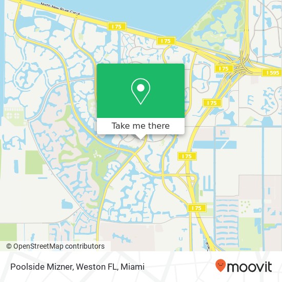 Mapa de Poolside Mizner, Weston FL