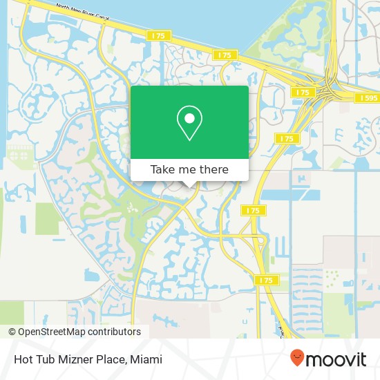 Mapa de Hot Tub Mizner Place