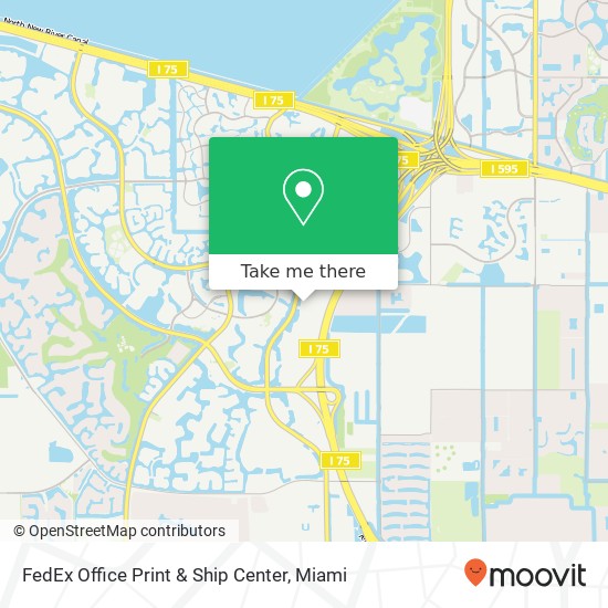 Mapa de FedEx Office Print & Ship Center