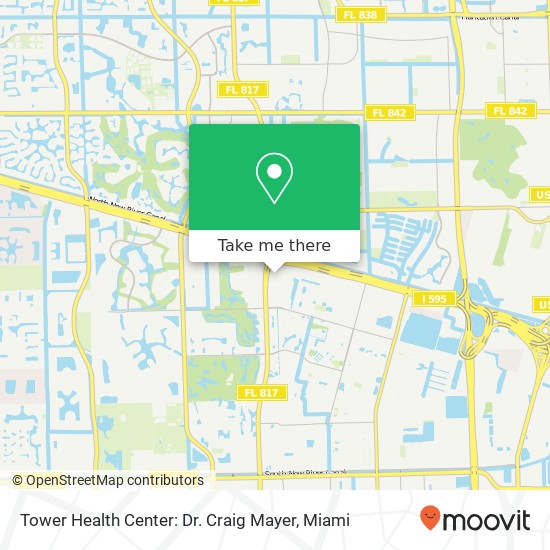 Mapa de Tower Health Center: Dr. Craig Mayer