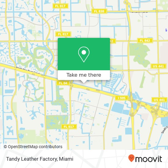 Mapa de Tandy Leather Factory