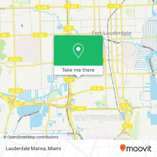 Lauderdale Marina map