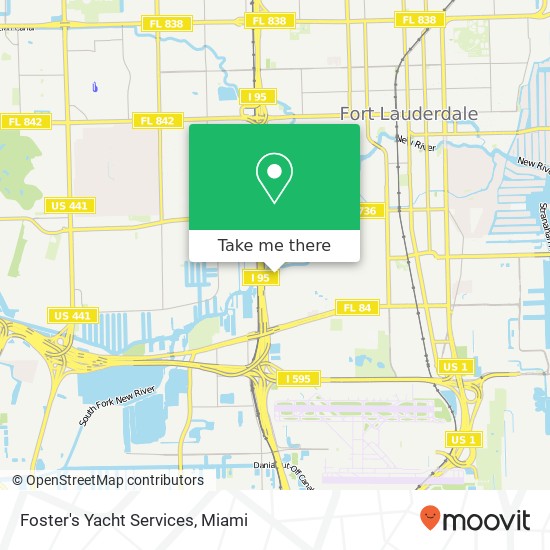 Foster's Yacht Services map