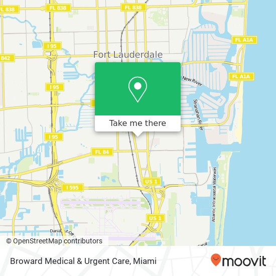 Mapa de Broward Medical & Urgent Care