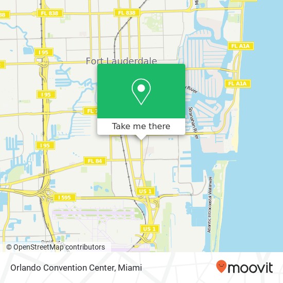 Mapa de Orlando Convention Center