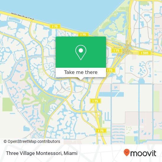 Three Village Montessori map