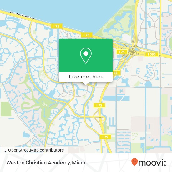 Weston Christian Academy map