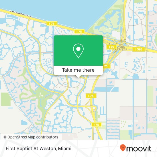 Mapa de First Baptist At Weston