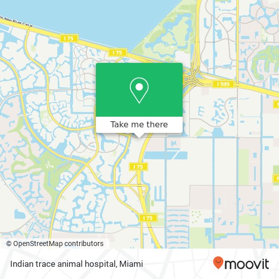Indian trace animal hospital map