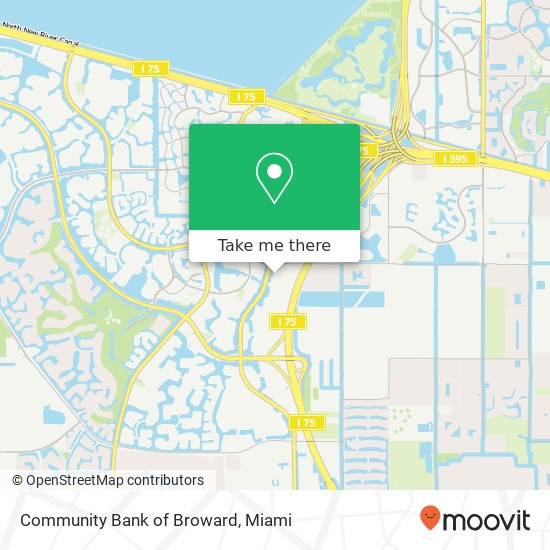 Mapa de Community Bank of Broward