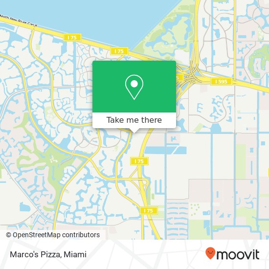 Mapa de Marco's Pizza