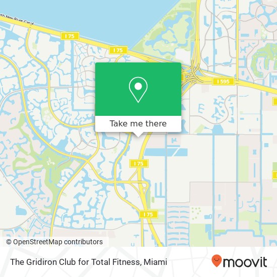 The Gridiron Club for Total Fitness map