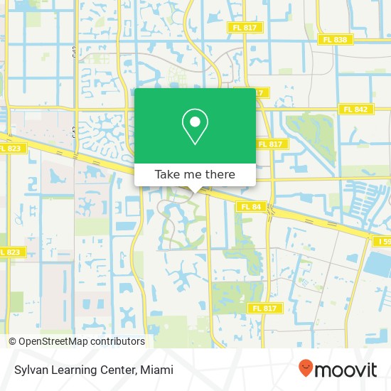 Sylvan Learning Center map